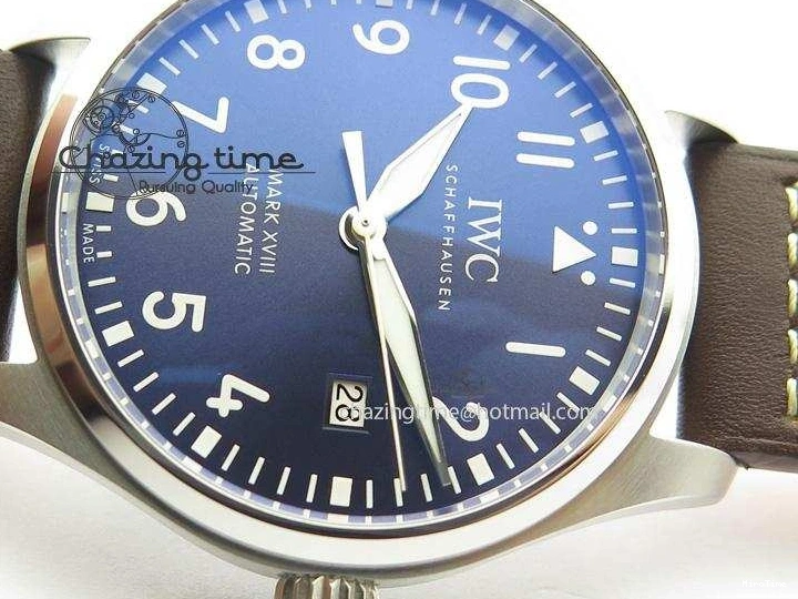 MIROTIME 0310 Mark XVIII Le Petit Prince IW327004 SS Mk Maker Best Edition Blue Dial On Brown Leather Strap A TimelessDesign 7296